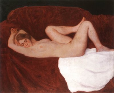 Sleeping Woman by Károly Ferenczy